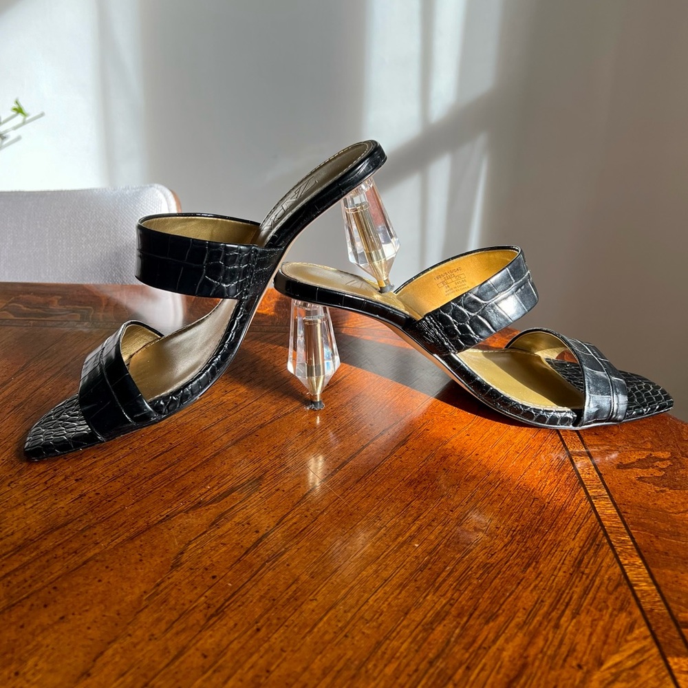 Zara Crystal Heeled Sandal